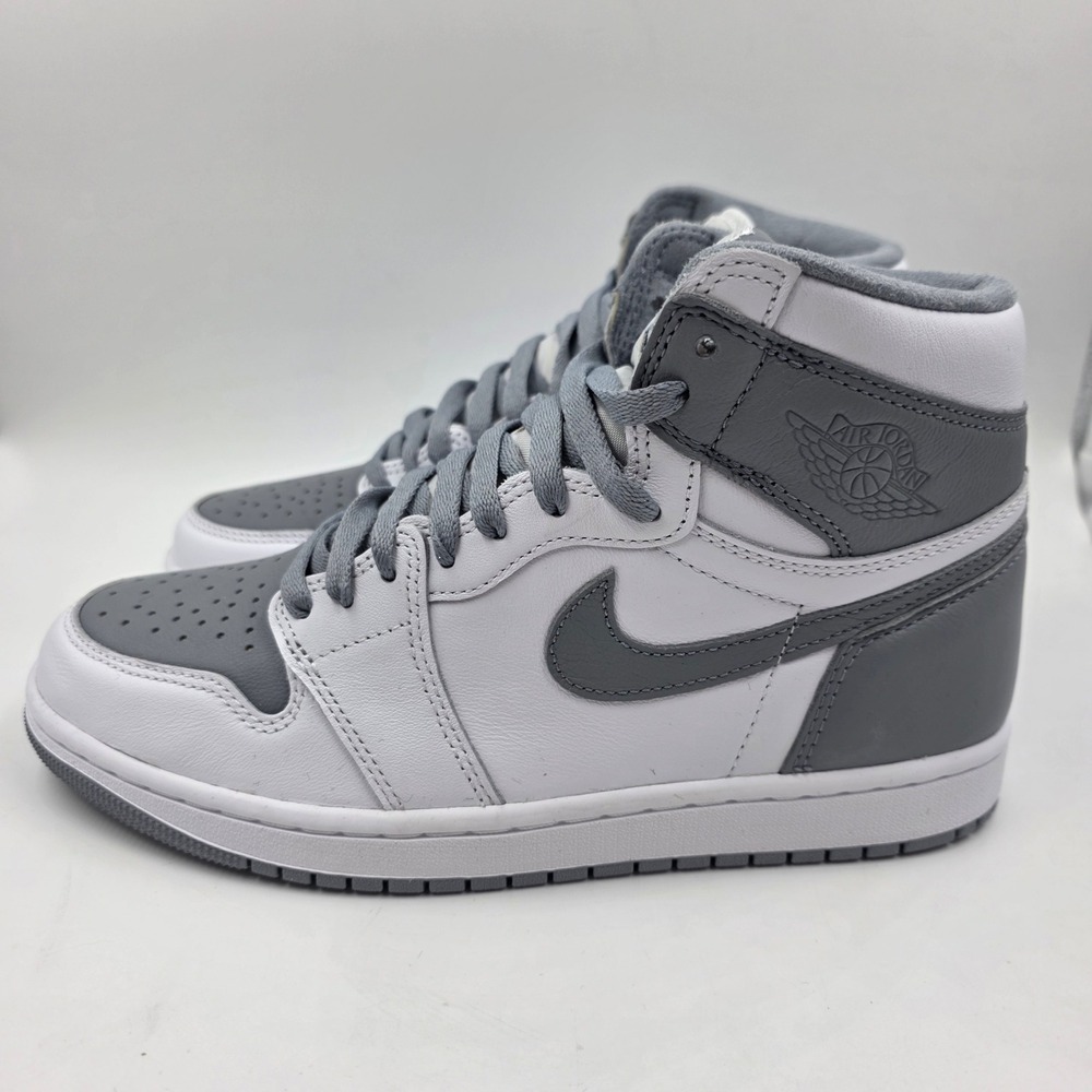 Nike Air Jordan 1 Retro High OG Stealth White Grey 555088-037 Mens Size 8 - Picture 3 of 10